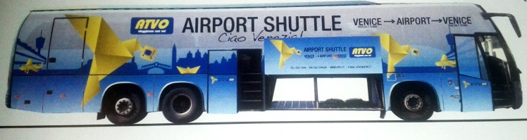 ATVO Express Bus Service to and from Marco Polo Airport of Venice
